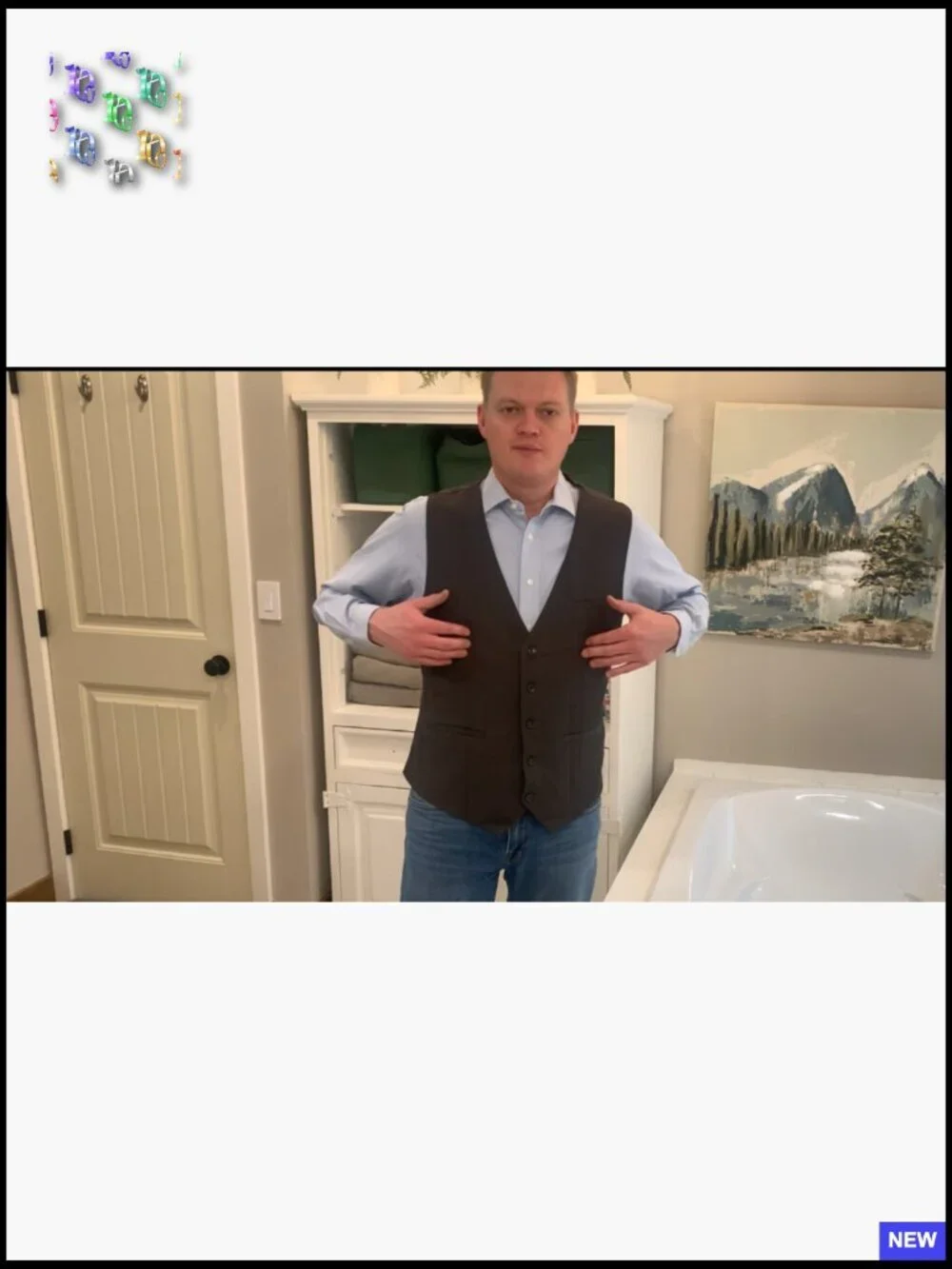 Slim Fit Formal Dress Waistcoat Groomsman Vest Classic Elegant Wedding Business